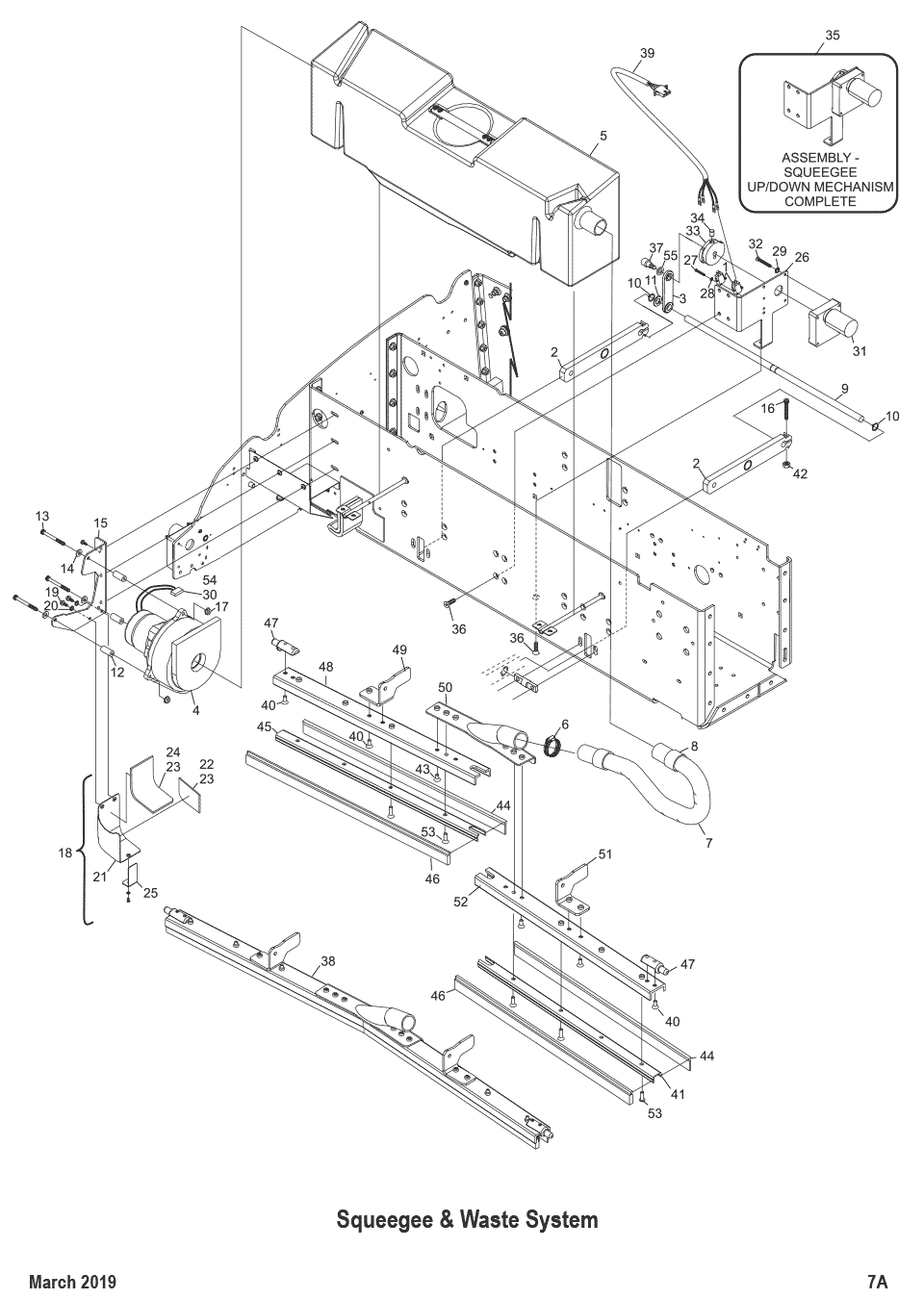 Squeegee & Waste System
