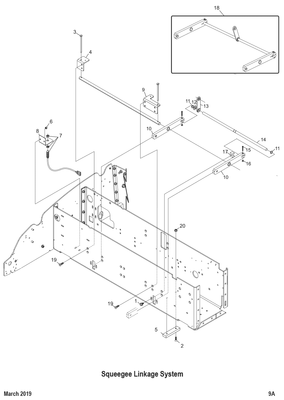 Squeegee Linkage System