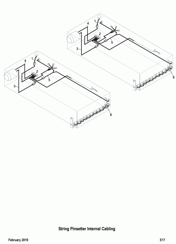 String Pinsettter Internal Cabling