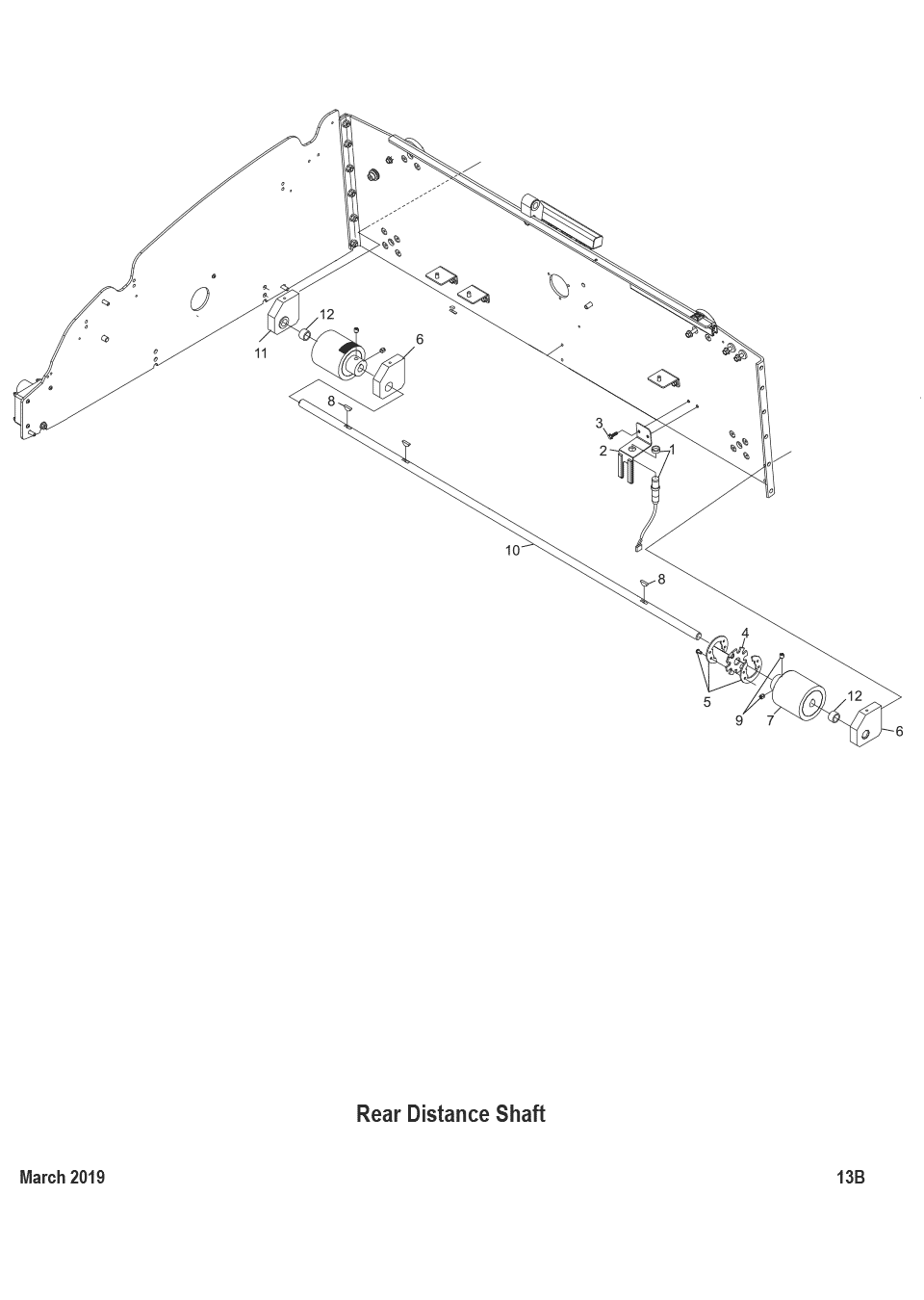 Rear Distance Shaft